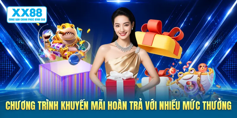 Chương trình khuyến mãi hoàn trả với nhiều mức thưởng