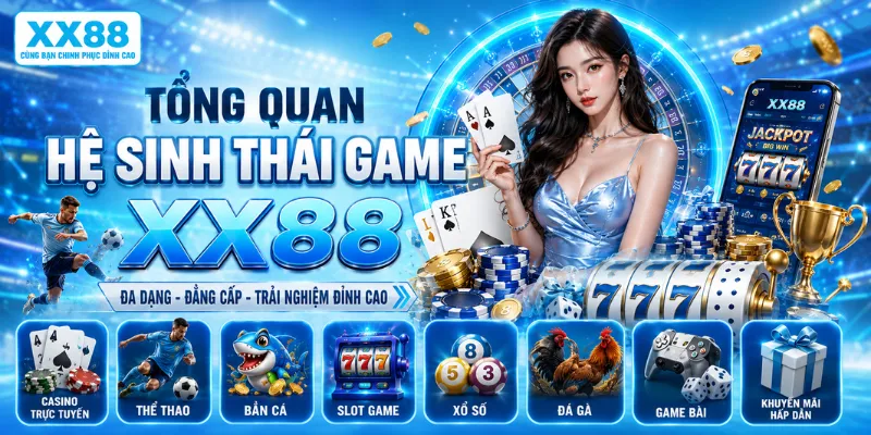 Tổng quan hệ sinh thái game XX88